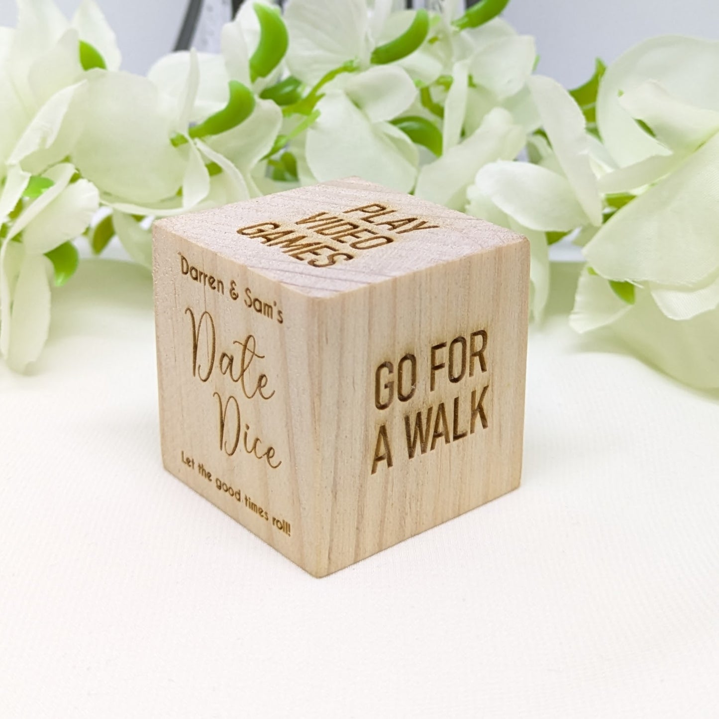 Personalised Couple's Date Dice Decider