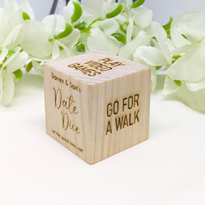 Personalised Couple's Date Dice Decider