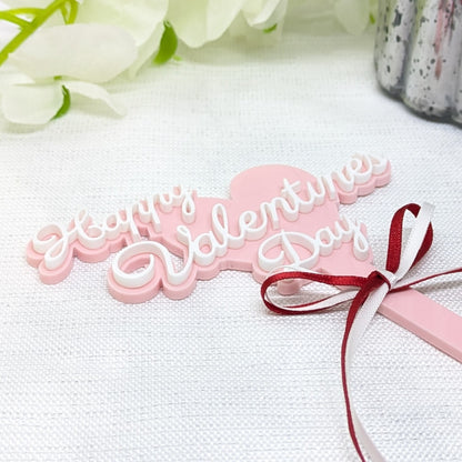 3D Happy Valentine's Day Bouquet Stick