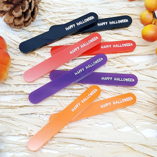 Happy Halloween Acrylic Cakesicle Sticks – Set of 8