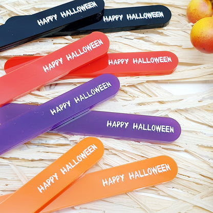 Happy Halloween Acrylic Cakesicle Sticks – Set of 8