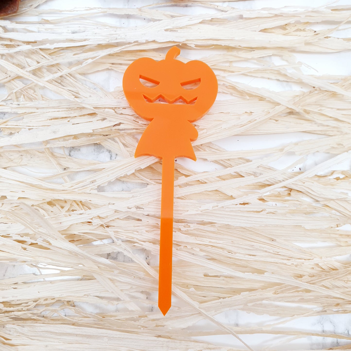 Cute Halloween Character Cupcake Toppers - Set of 6