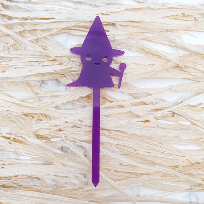 Cute Halloween Character Cupcake Toppers - Set of 6