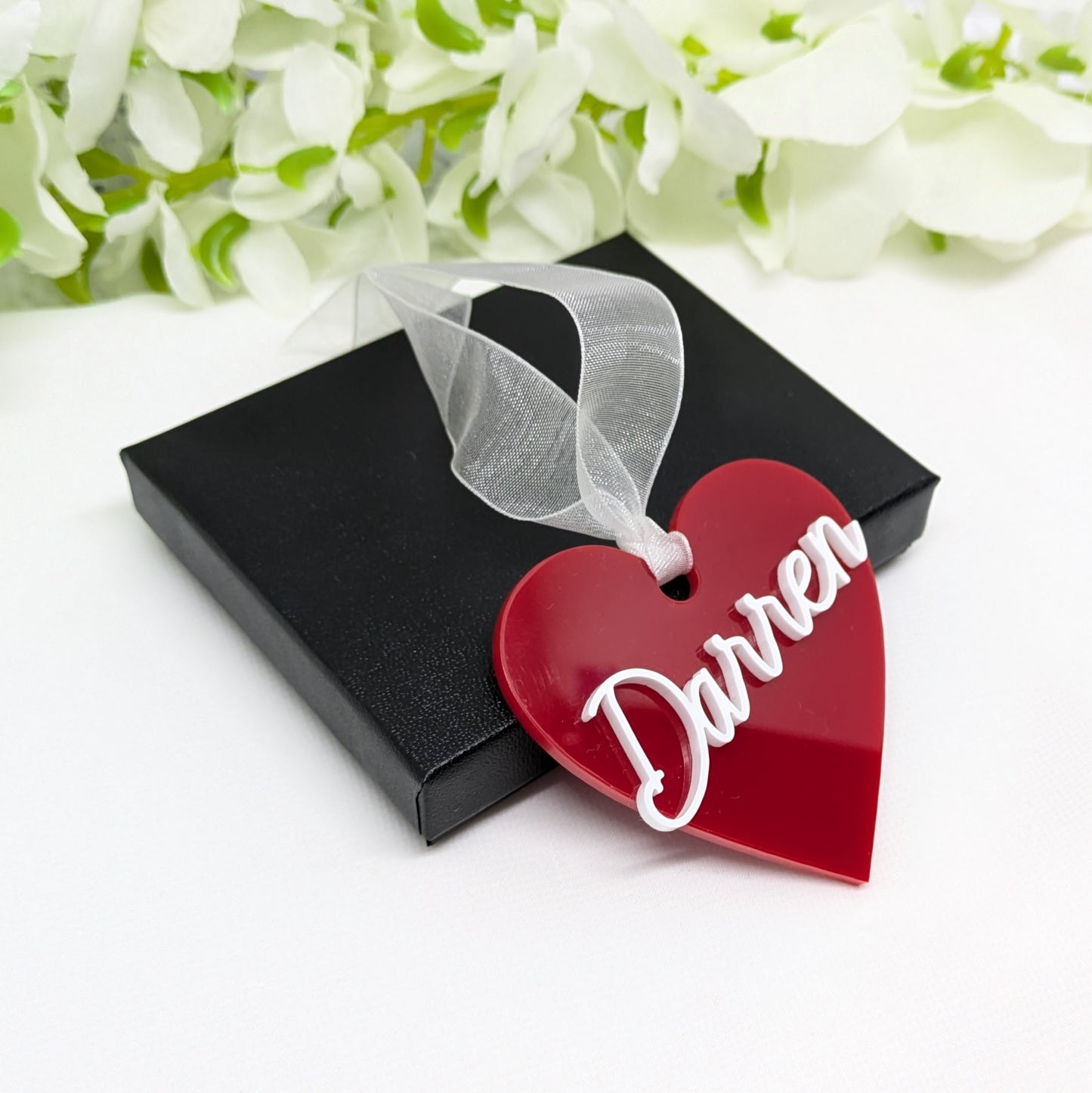 Heart Gift Tag with 3D Name