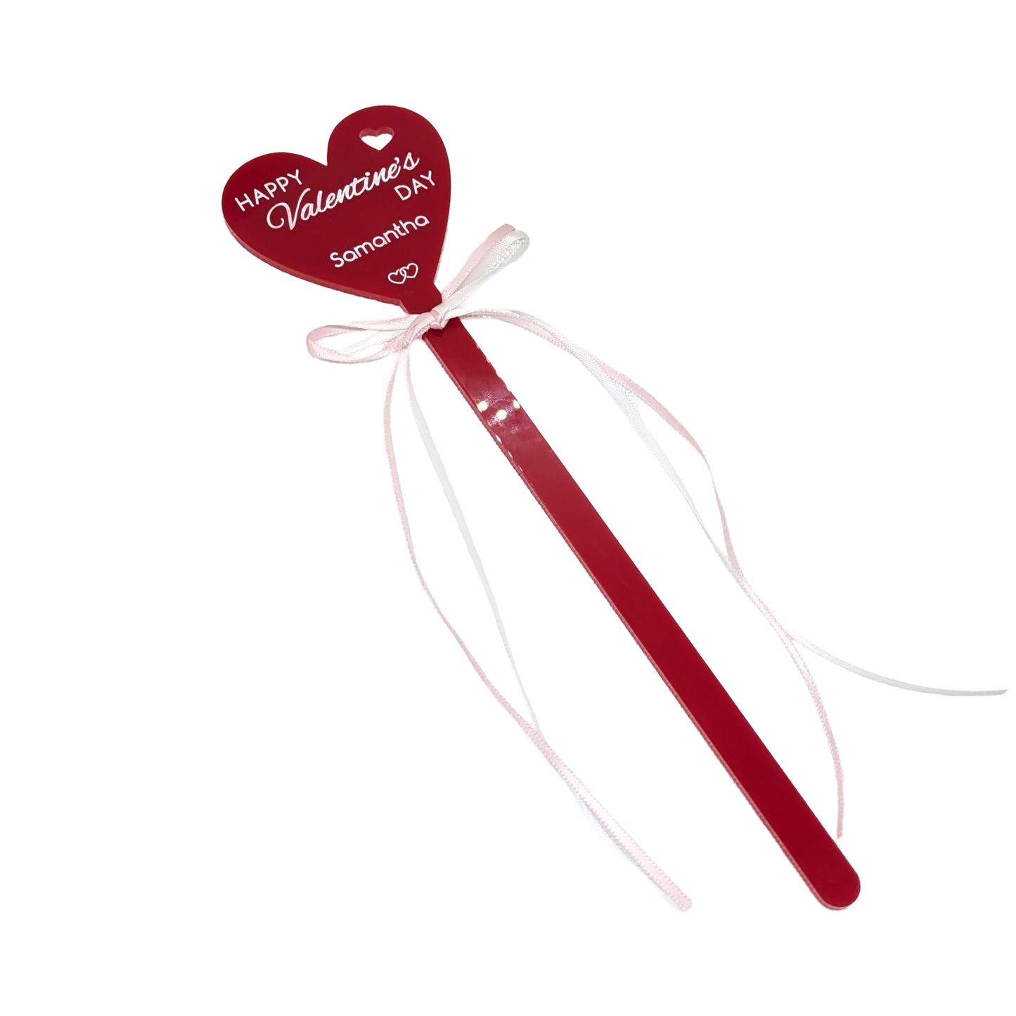 Personalised Happy Valentine's Day Bouquet Stick