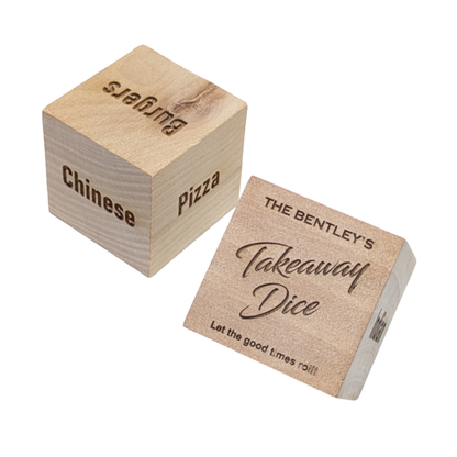 Personalised Takeaway Dice Decider